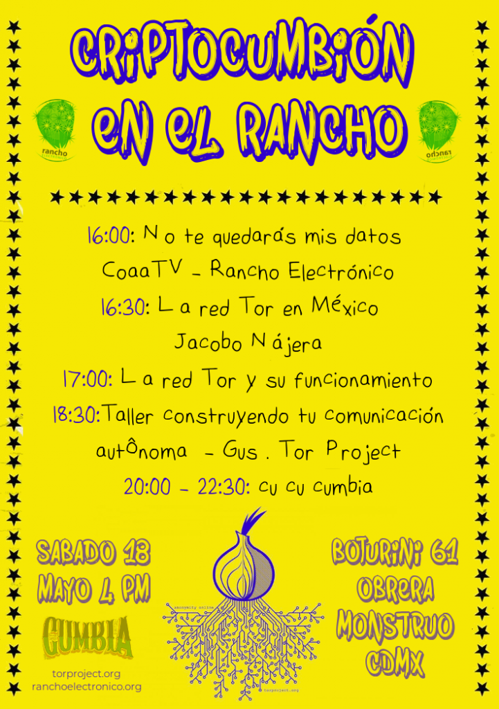 flyer criptocumbión rancho electrónico